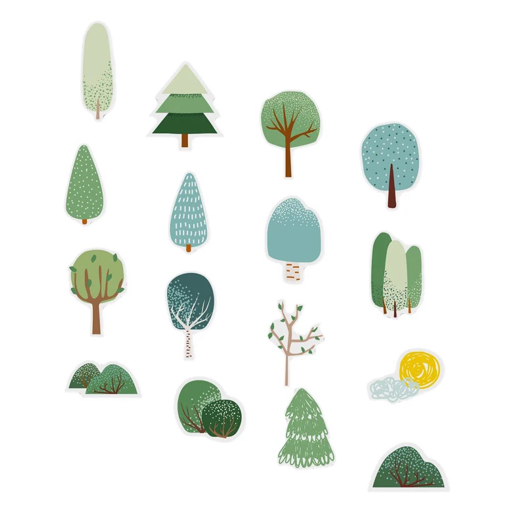 

16 Pcs Unique Refrigerator Magnet Sticker Office Storage Cabinet Whiteboard Pvc Kitchen Decor