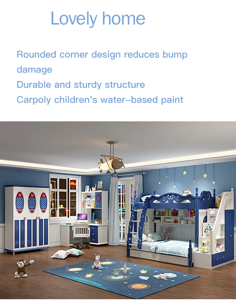 سرير اطفال دورين خشب