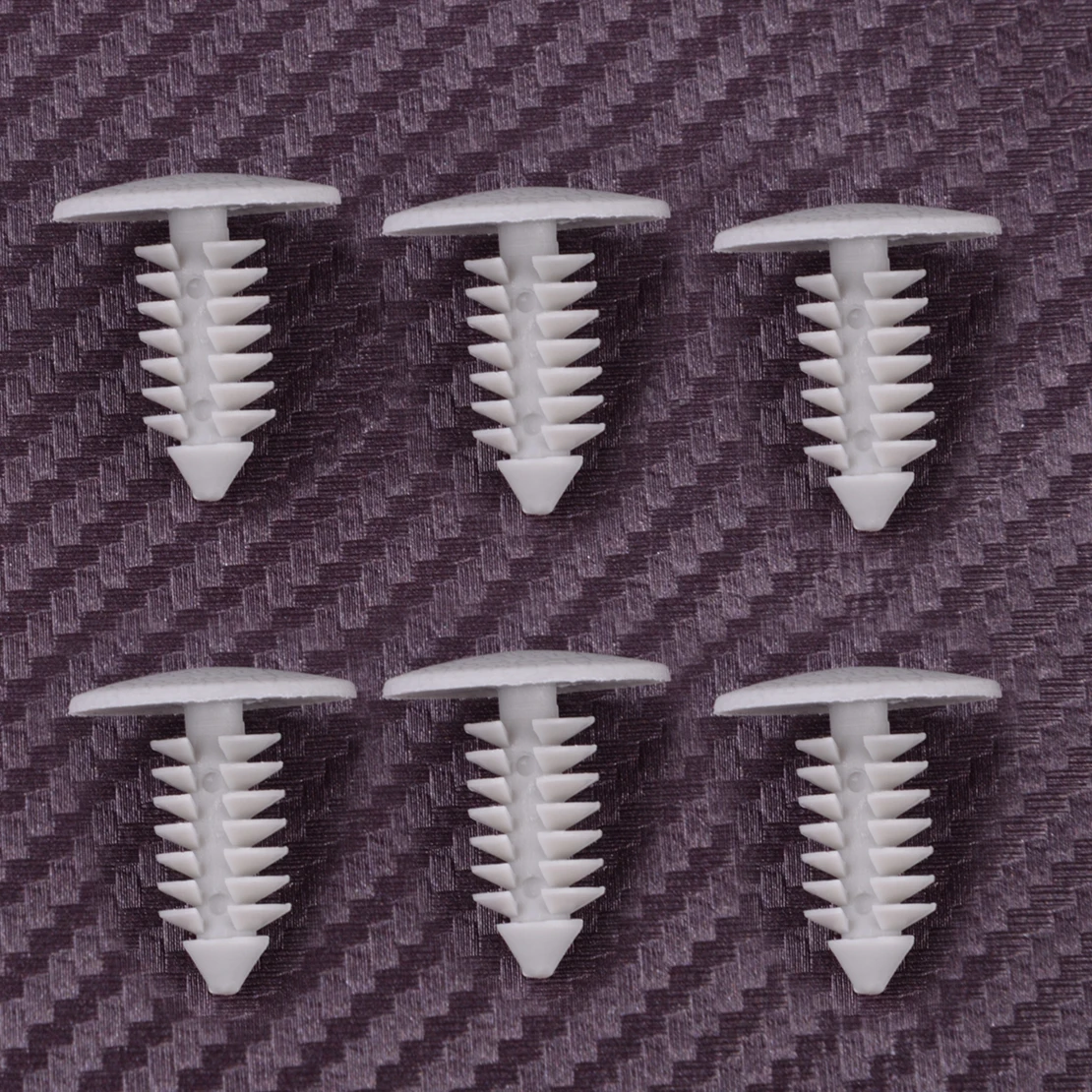 

Car Gray Nylon Bumper Fender Clip Push In Retainer Fastener X-Mas Tree Rivet for 9mm Hole