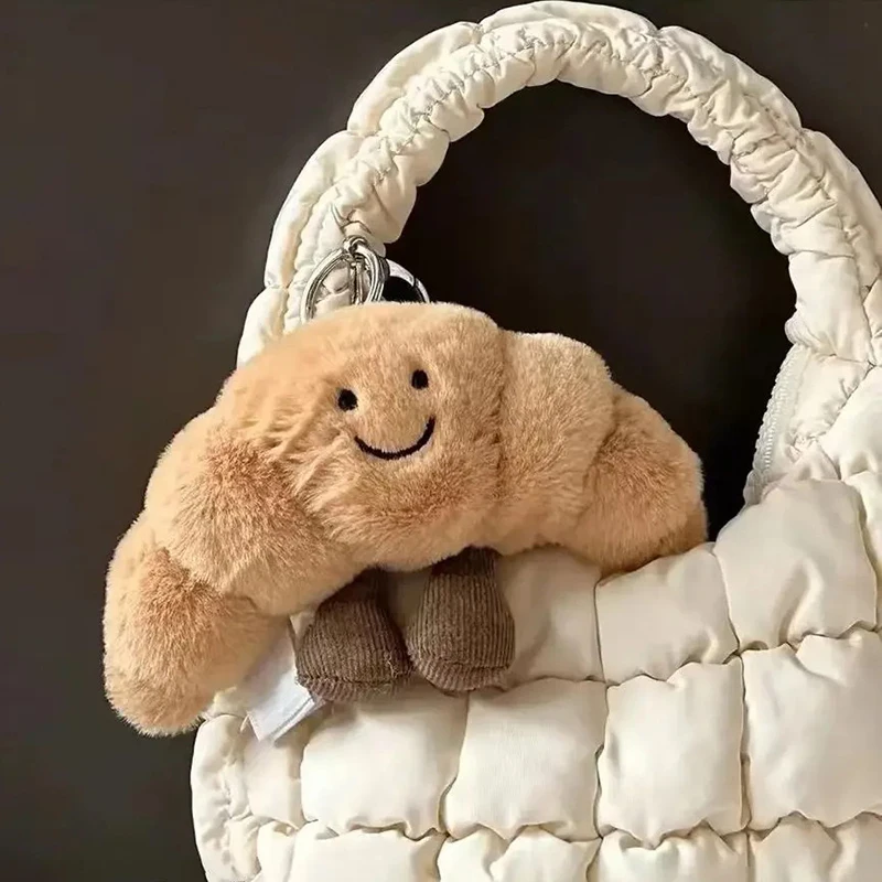 Jellycat AMUSEABLE CROISSANT BAG CHARM Soft AUTHENTIC Plush Not
