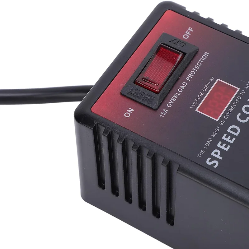 N11R AC 모터 속도 컨트롤러, 220V 15A 4000W 가변 속도 컨트롤러 팬 속도 컨트롤러, 3 속도 레벨 EU 플러그