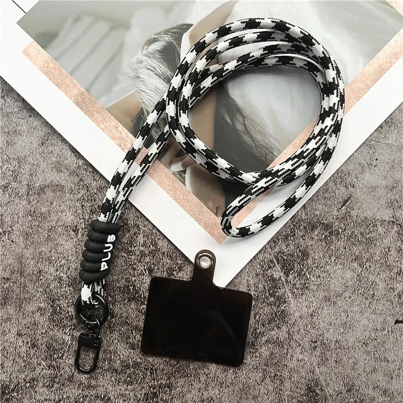 Versatile Phone & ID Badge Lanyard with Metal Keyring