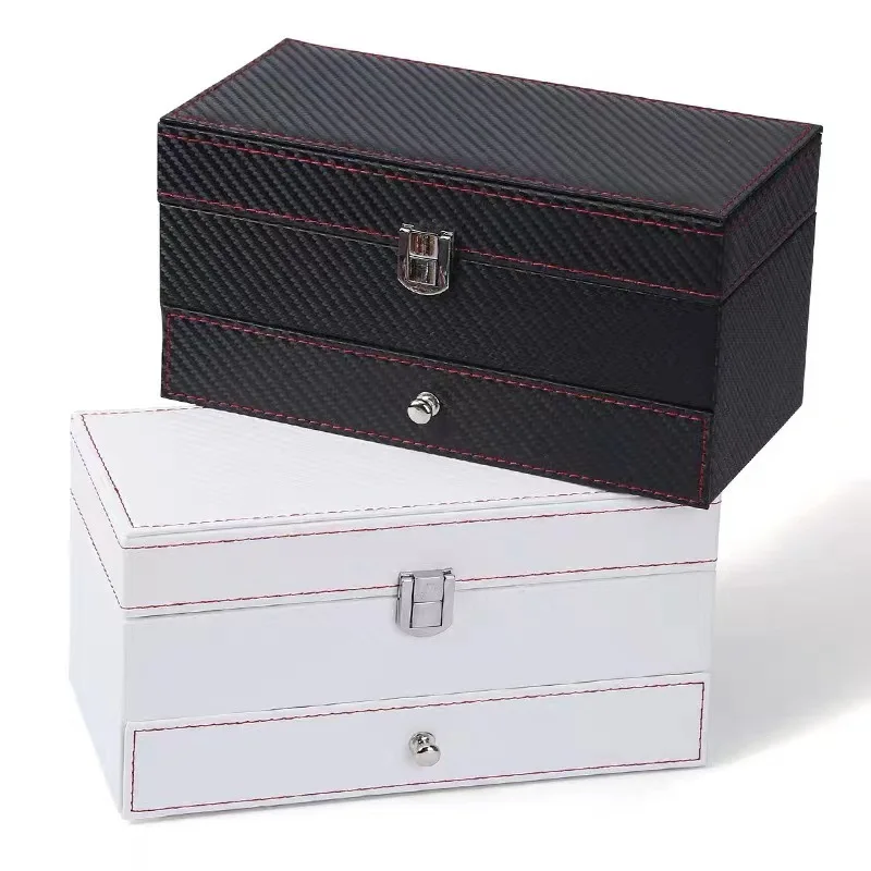WellZone Classical Multifunctional Storage Box For Watch/Sunglasses/Glasses/Jewelry/Ear Stud/Ring Household Watch Case Watch Storage Box
