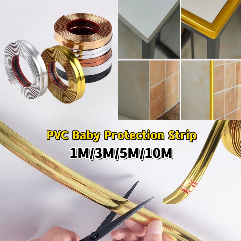 자체 접착 PVC 장식 라인 배경 벽 내부 코너 장식 스트립, 가구 테이블 가장..