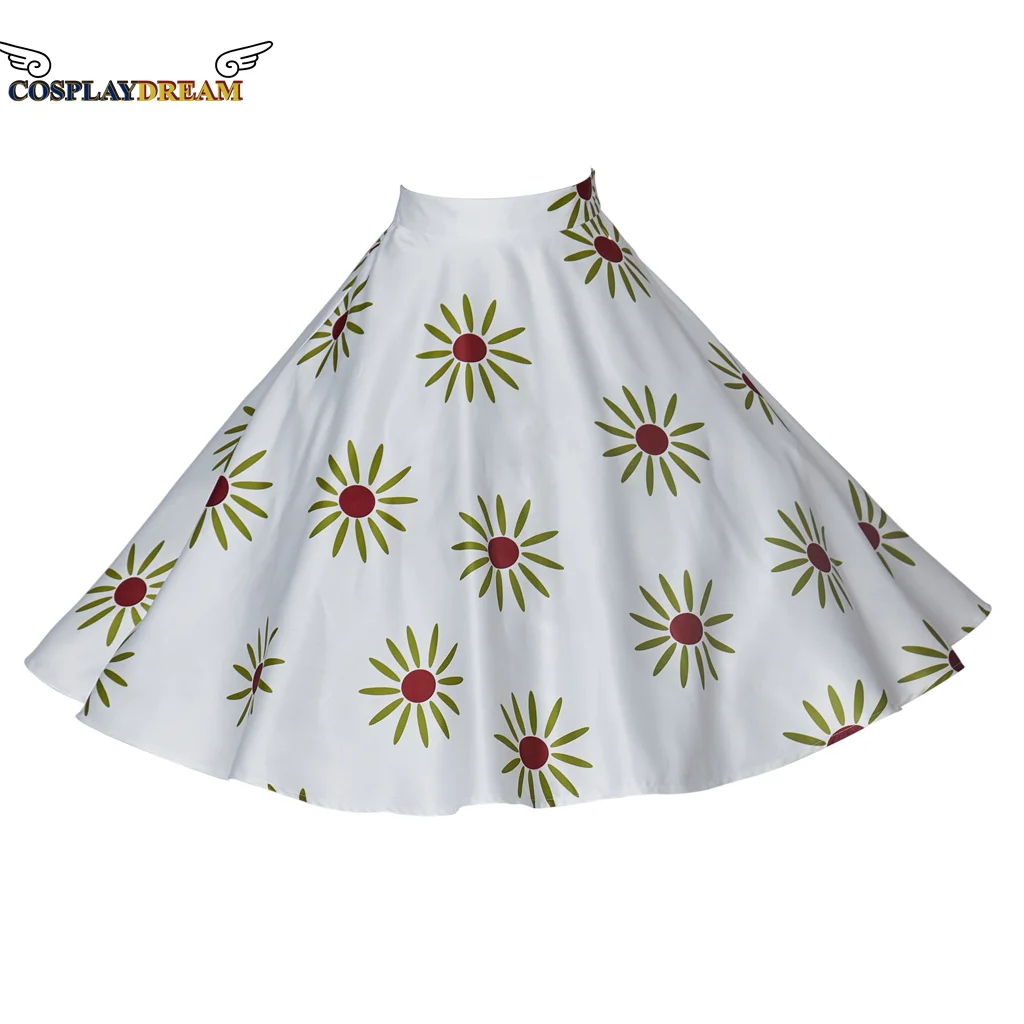 

The Haunted Cosplay Mansion cosplay Tightrope Girl costume Print Dress Tightrope Girl Walker Costume