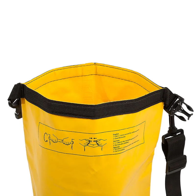 2L-30L Bucket Outdoors Waterproof Backpack Bag Portable Rafting Diving Dry Bag Sack PVC Swimming Bags for River Trekking