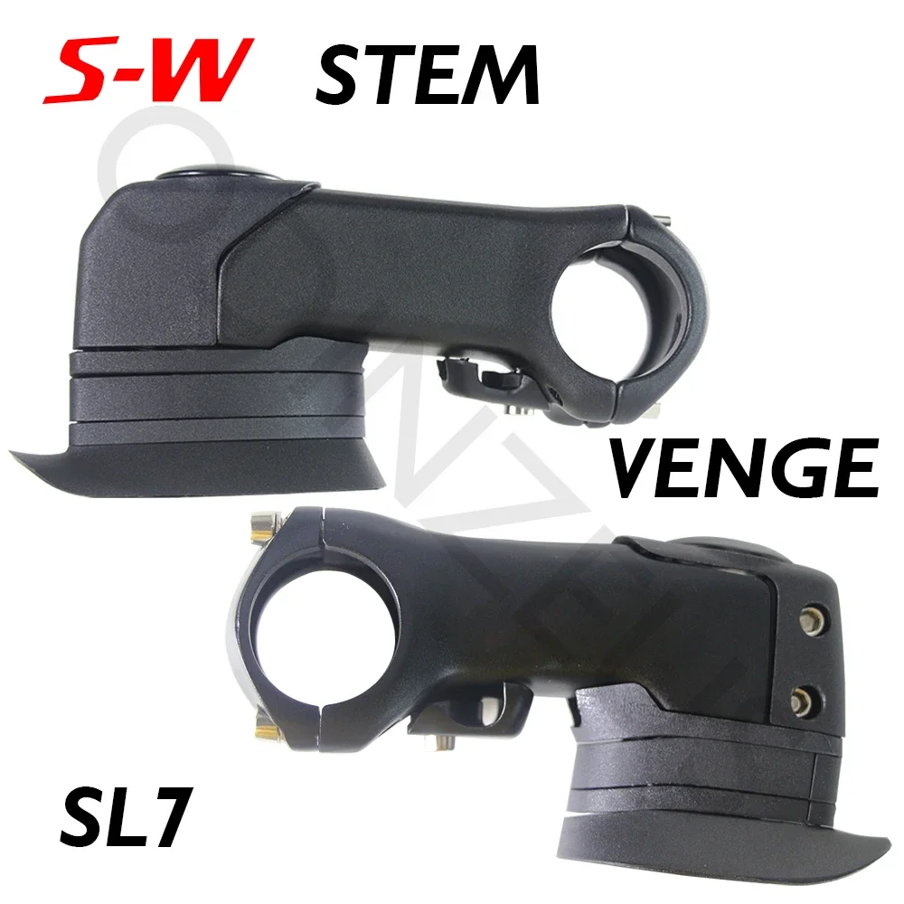 Carbon Fiber Road Bicycle Aluminum Alloy Stem 80/90/100/110mm Bike Computer Stand SL7 Gasket And Cover Cycing Parts