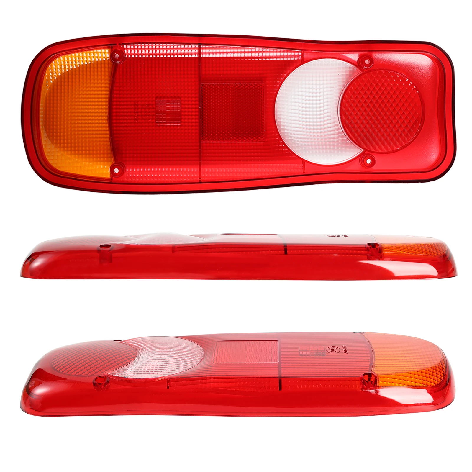 2Pcs 트럭 테일 라이트 커버 하우징 트레일러 LF45 LF55 Cabstar Renault Master Volvo Opel Vauxhall Peugoet Citroen Fiat Ducato