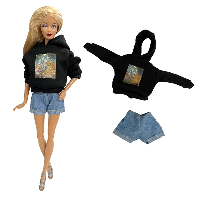 1 Conjunto Roupa Para Barbie Com Camisa De Ponto De Onda, Roupa  Multicolorida Da Moda, Camisa Jeans, Saia De Grade, Acessórios Casuais  Diários, Roupas Para Boneca - Acessórios Para Bonecas - AliExpress