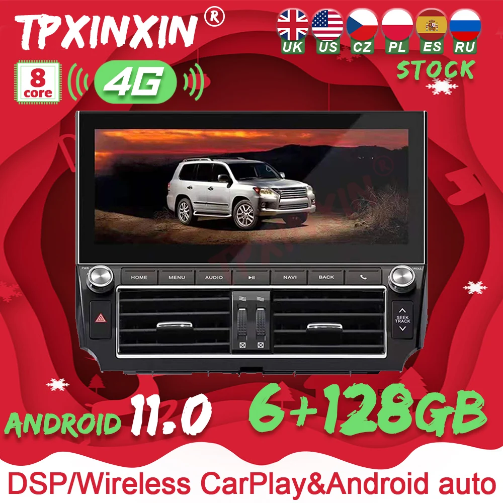 

12.3" Android Car Radio For Toyota Prado 2014 2015 2016 2017 DVD Multimedia Video Player Stereo Auto GPS Navigation Carplay DSP