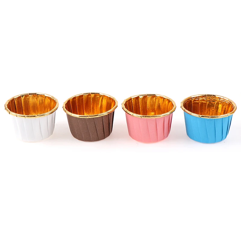 50/Pack Muffin Baking Cup Tray Case Cake Paper Cups Pastry Tools Party Supplies Cupcake Liner Cake Wrappers baking paper
