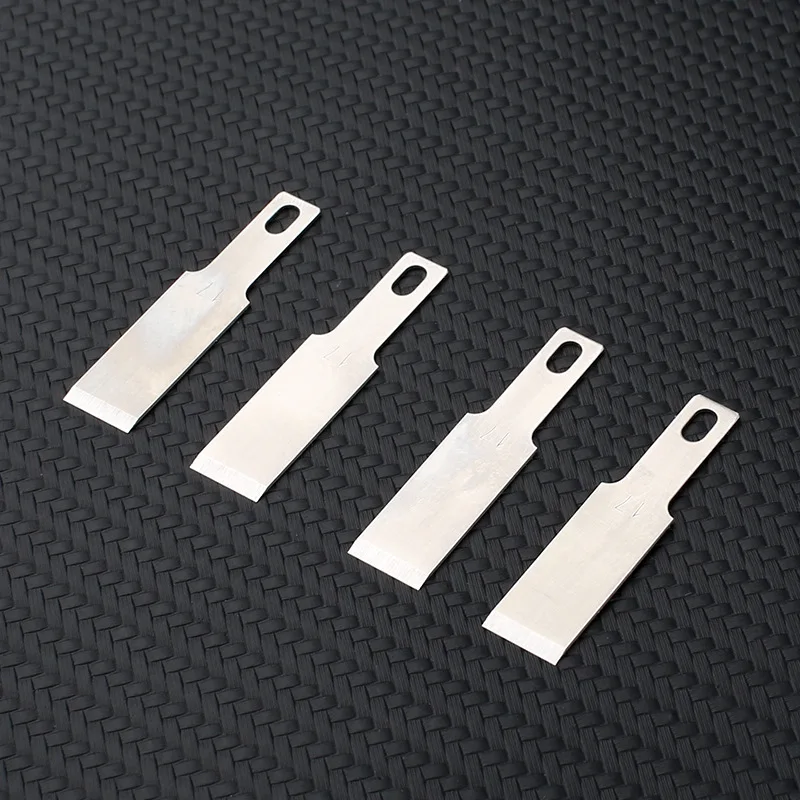 Description Picture 5 of item10Pcs Metal Scalpel Knife Engraving Knife Blades DIY Wood Carving Knife Blade Replacement Surgical Sculpture Cutting Tool