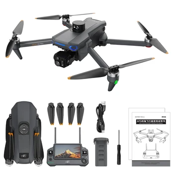 Drone GPS AE30 Aggiornato con Doppia Fotocamera 8K, Controllo tramite Schermo, Fotografia Aerea, Evitamento Ostacoli, Trasmissione 5G, Quadricottero