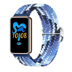 Elastic Nylon Solo Loop Bracelet - Knitted Woven Braided Wristband Strap - Honor Band 9 (MU)