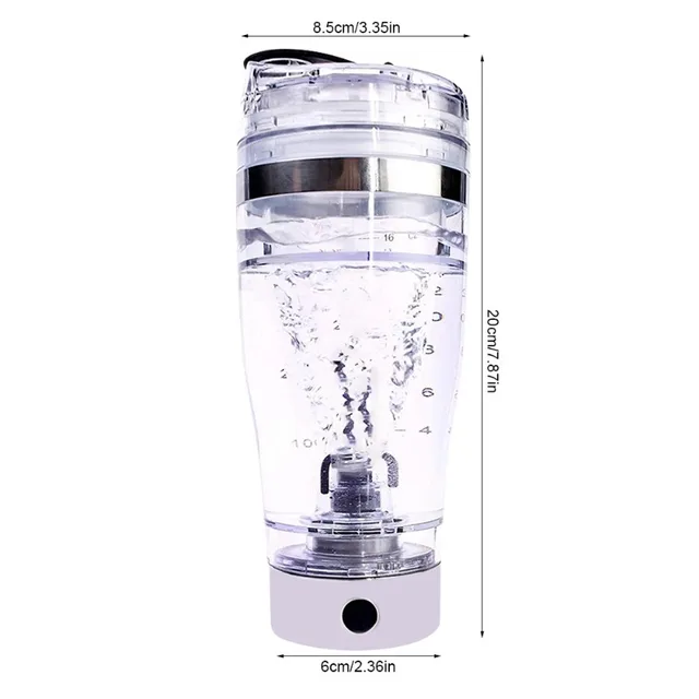 1pc Electric Mixing Cup Portable Protein Powder Shaker Bottle Mixer Bottle Protein Shaker Protein Cup Shaker Fitness Tools 6