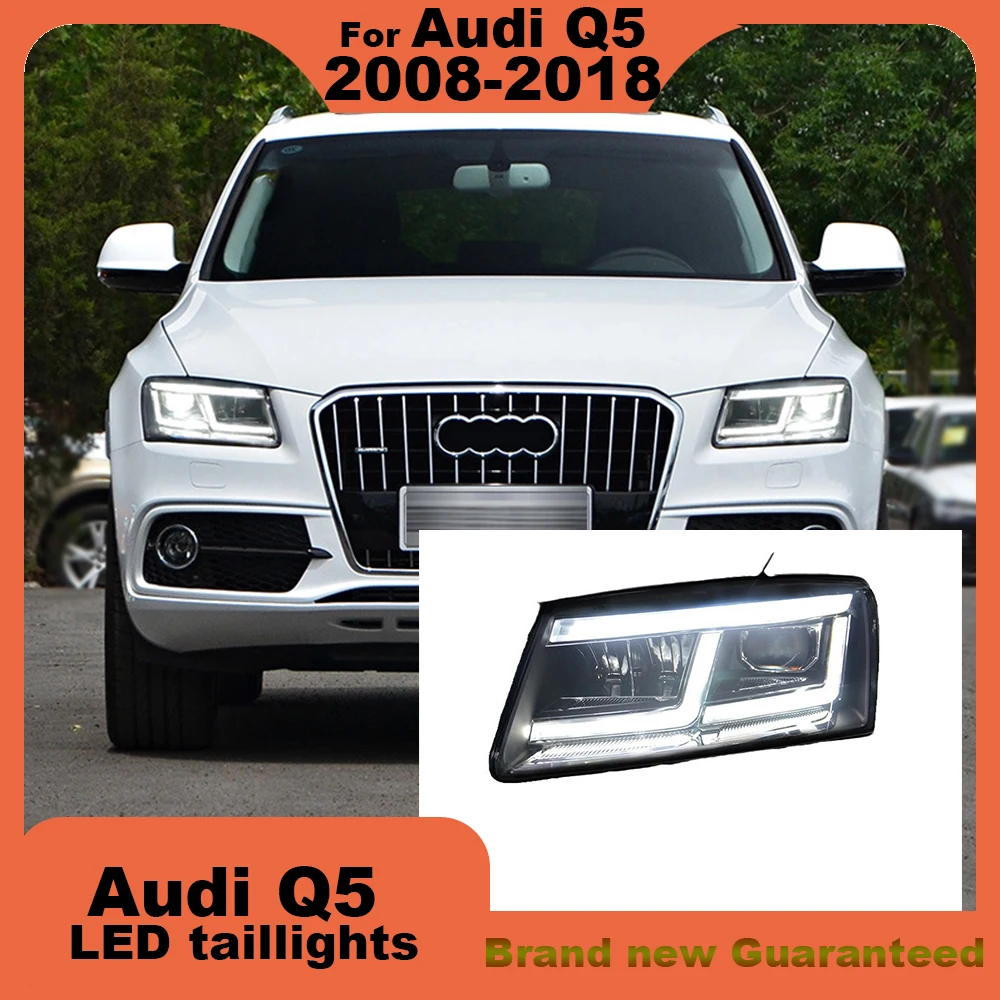 

For Audi Q5 2008-2018 upgrade 2020 LED headlamp Laser Lenses Lamp Head Front Light Daytime running light headlight Accessories