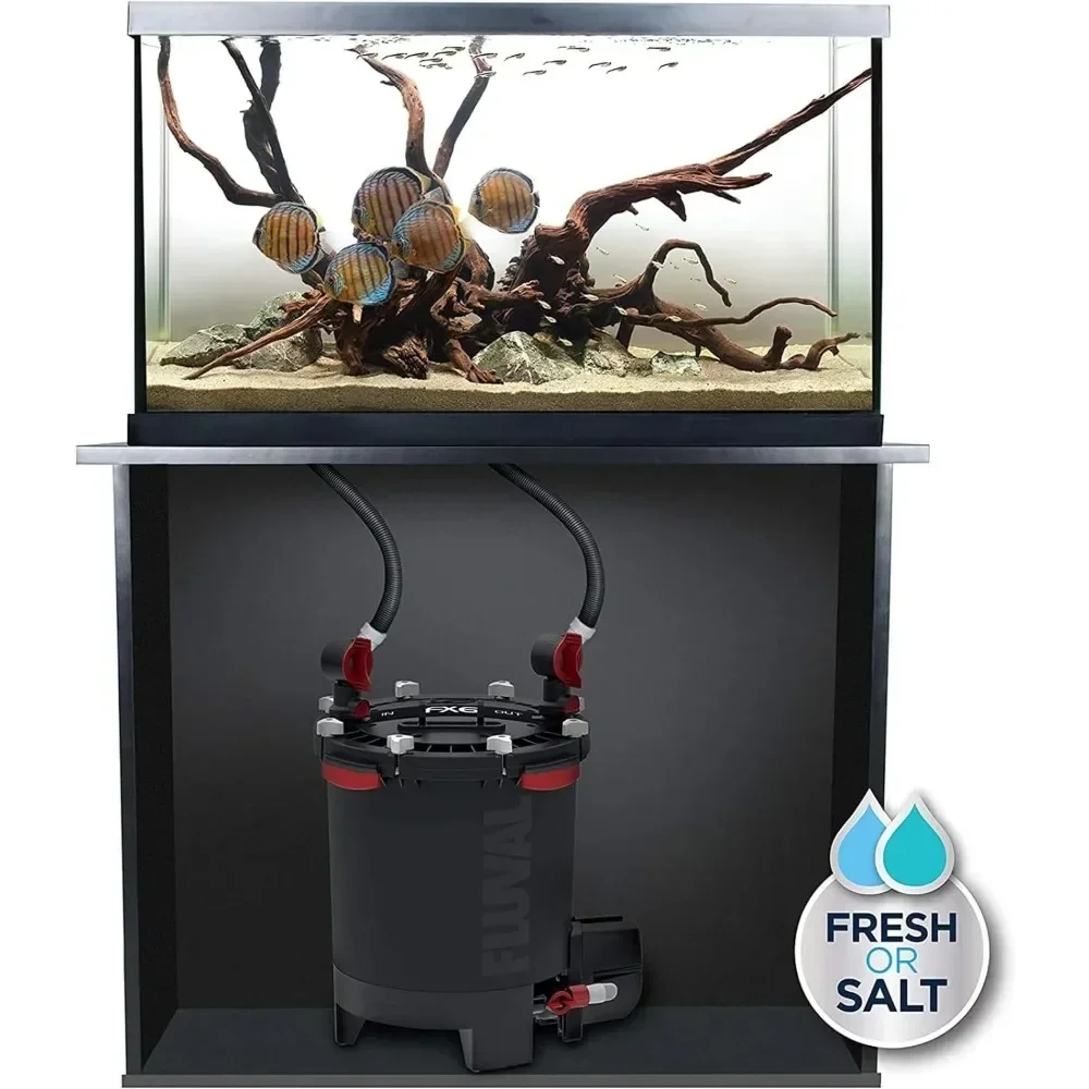 FX6 High Performance Aquarium Filter Canister Filter Aquariums up to 400 Gal.