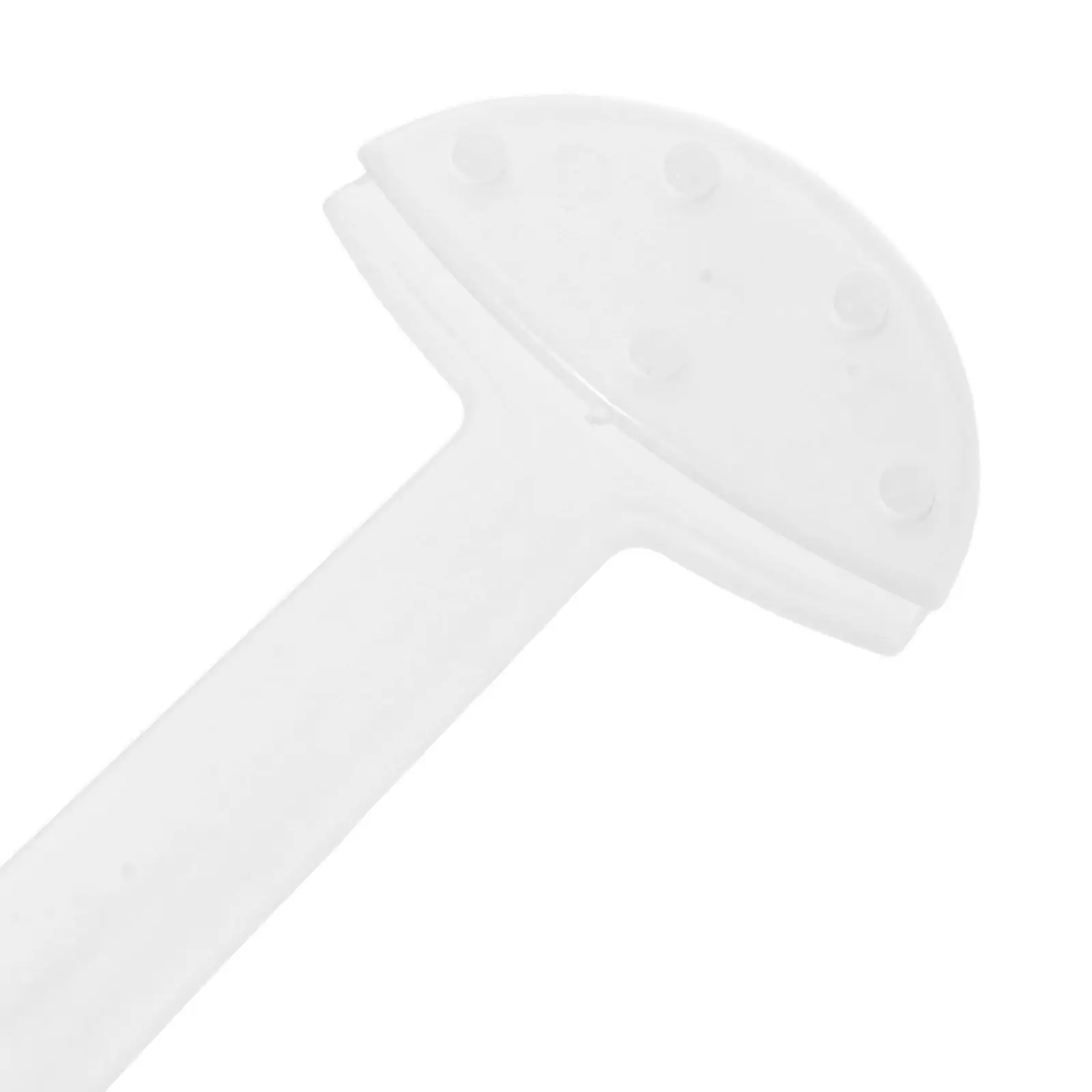 50Pcs 두꺼운 투명 팬 핸들 6 인치 플라스틱 팬 스틱 핸드 헬드 사인 스틱 웨딩 DIY 사진 부스 액세서리