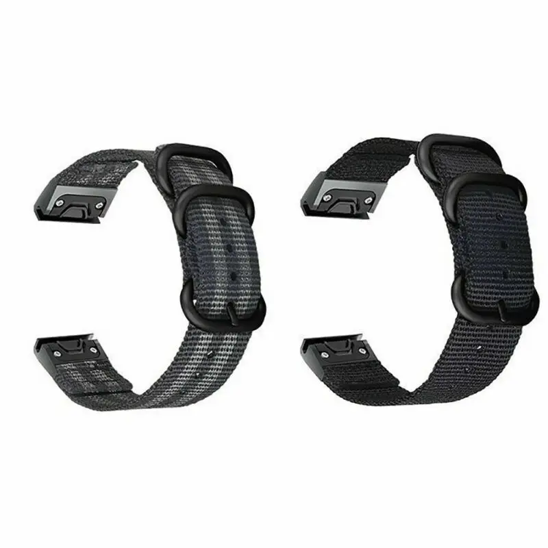 

26 22mm Woven Nylon Watch Band Straps For Garmin Fenix 5 / 3 / 3 HR / 5X / 5X Plus Wristband Smartwatch Bracelet Accessories