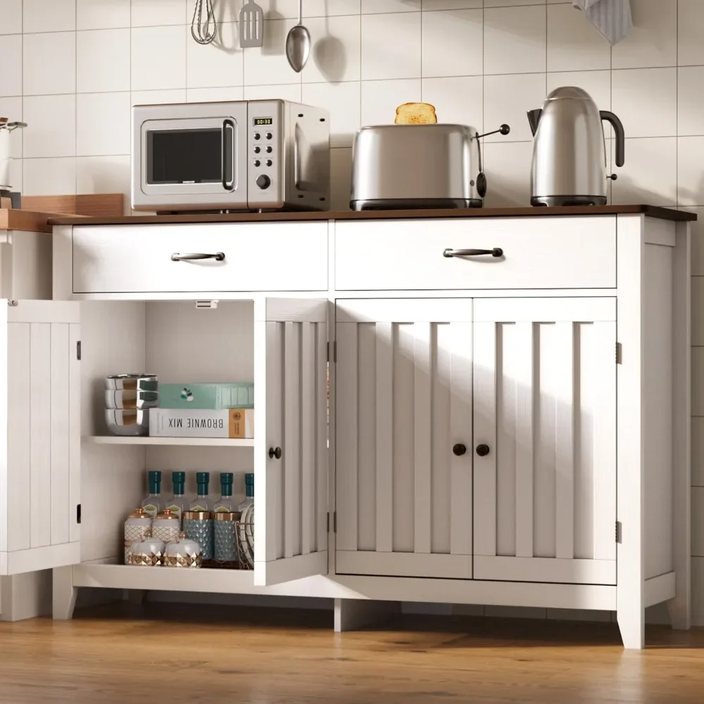55 buffet cabinets with storage cabinets, side panel buffet with drawers and doors, kitchen storage cabinets 1