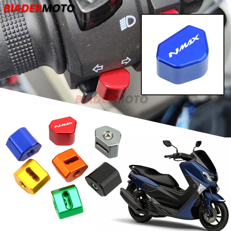 

New Fit For Yamaha NMAX125 NMAX150 NMAX155 NMAX 155 150 125 V1 V2 Motorcycle Accessories Switch Button Turn Signal Switch Keycap