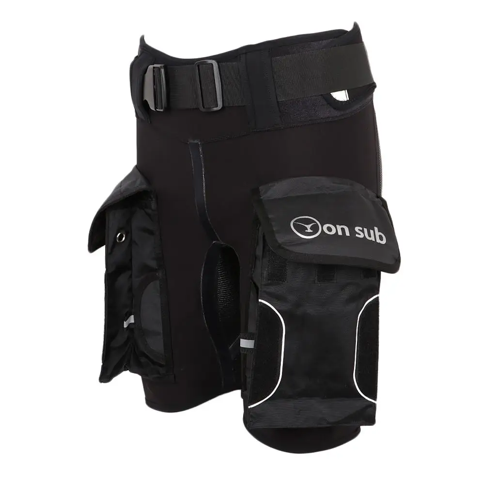Scuba Diving Snorkeling Spearfishing Neoprene Wetsuit Shorts Pockets