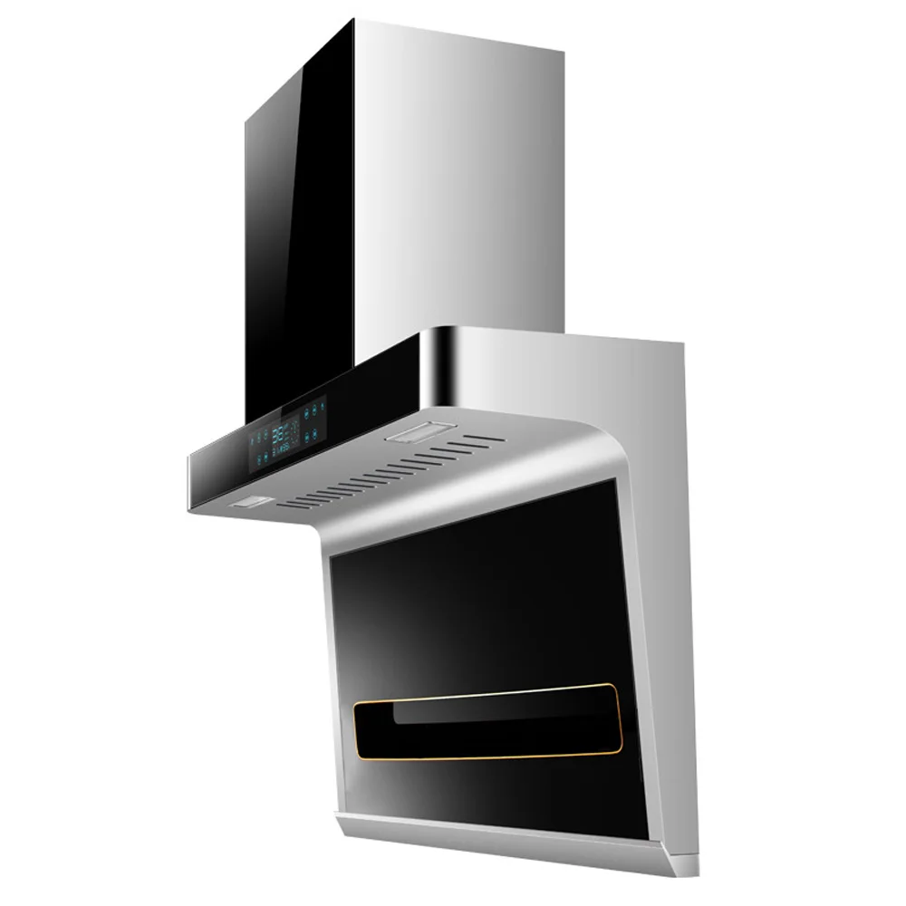 Range Hood Kitchen Customization Smart Somatosensory Heat Cleaning Large Suction Range Hood Top Suction Type