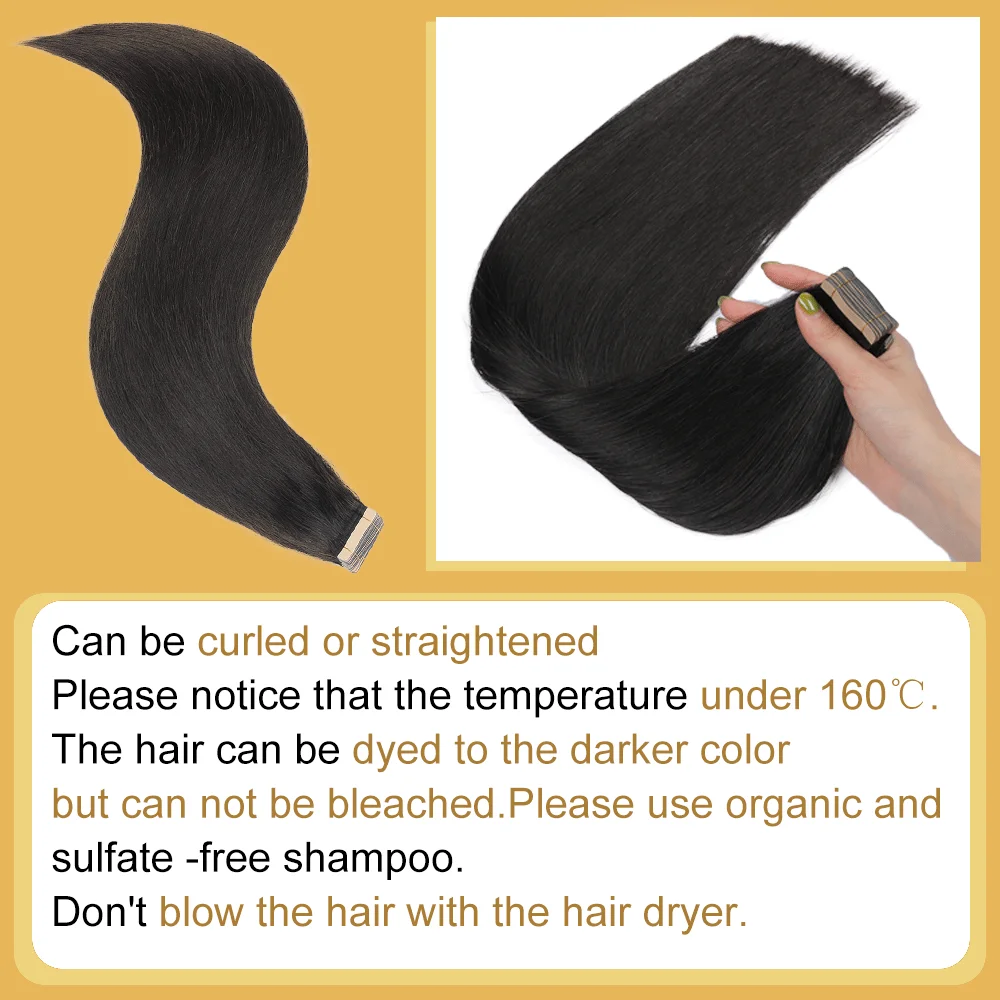 Human hair extensions hair extensions ShowCoco double drawn tape in human hair extension 100% human hair ombre color thick ends straight Remy 14"-24" high density