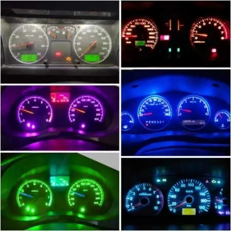2/10Pcs T5 Led Bulb W3W W1.2W Led Canbus Car Interior Lights Dashboard Warming Indicator Wedge Auto Instrument Lamp 12V - Image 5