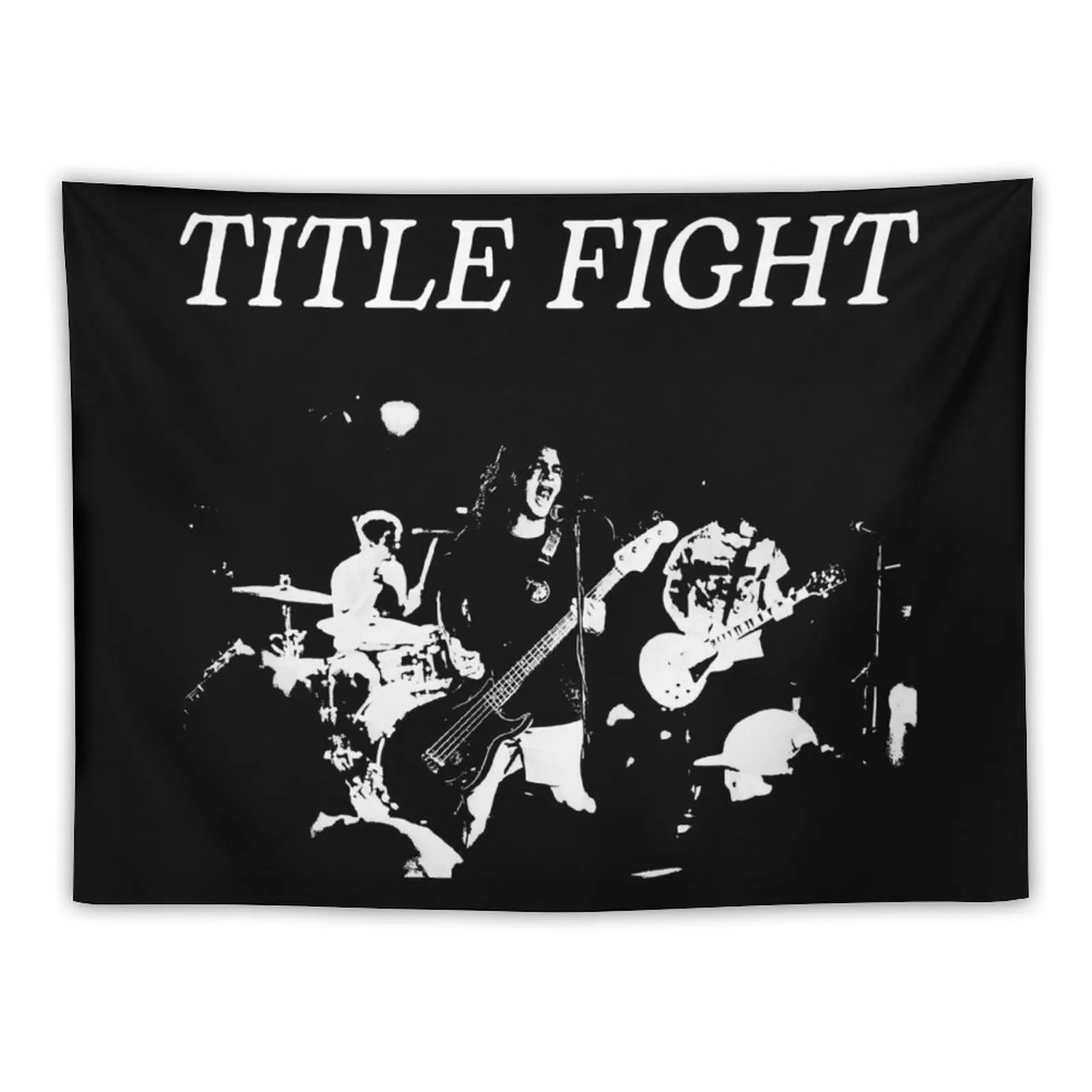 Title Fight Tapestry Room Decore Aesthetic Bedroom Deco Wall Tapestry