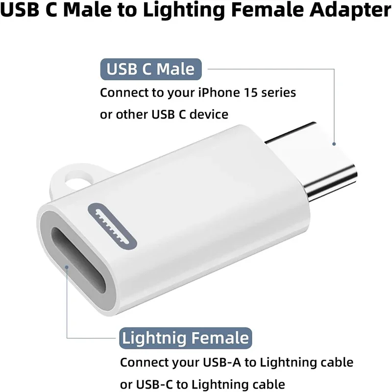 Versatile Female to Type C Adapter for Charging and Data Sync