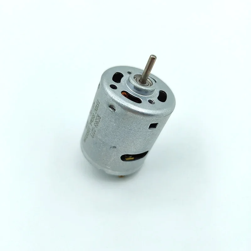 365 마이크로 DC 모터 12V-18V 15V 고속 11300rpm-17500rpm 볼 베어링 카본 브러시 전기 DIY 모델 엔진 팬