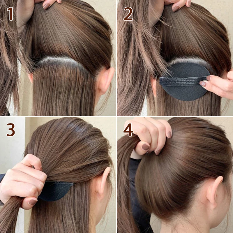 Morbidi fermagli per capelli – Bump It Up Volume Clip per capelli | Base per capelli in spugna clip anteriore per capelli, base per capelli volumizzante, cuscino per capelli soffice, invisibile