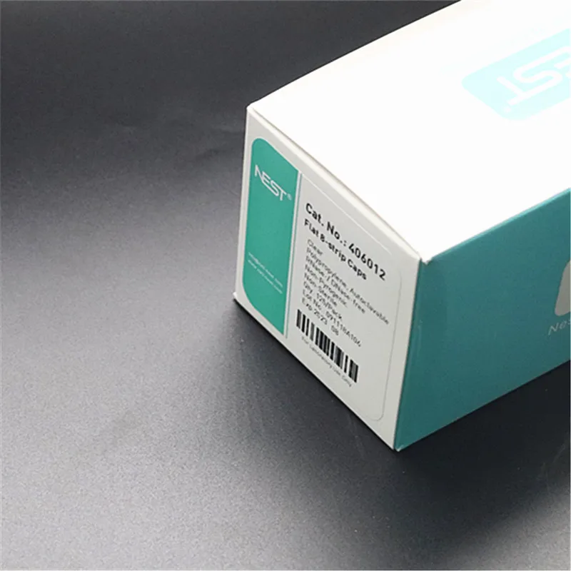 Nest Biotechnology 403002 0.2ml Pcr 8 Strips Tube Lab Fluorescence Quantitative PCR Tube Strip 125pcs