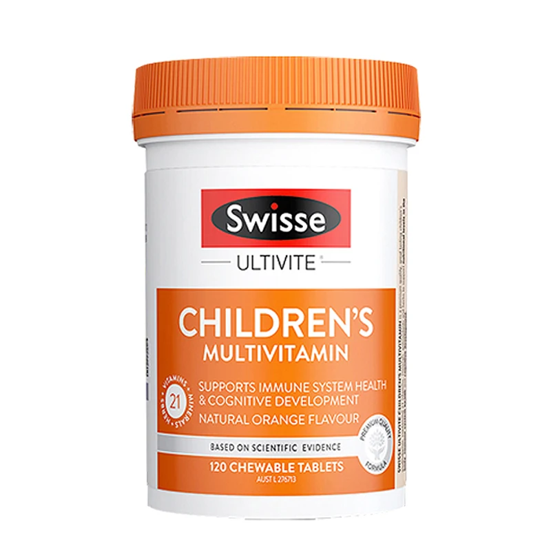 

Swisse Children's Multivitamin Supports Immune System Health 120 Chewable Tablets