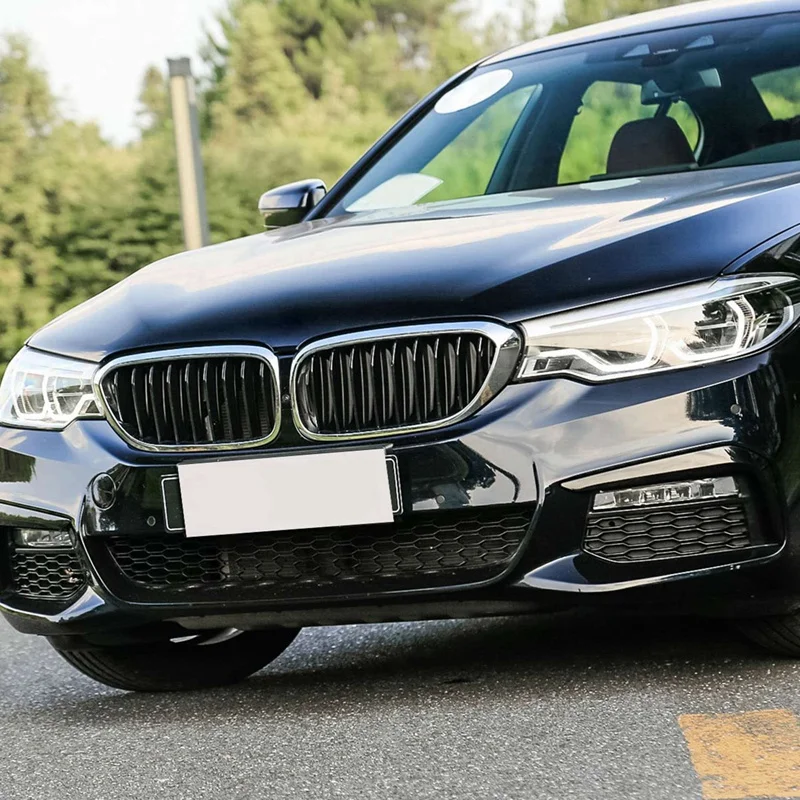 Car Fog Lamp Cover Trim Strips For BMW 5 Series G38 M Sport 2018- Spare Parts 51118070541 51118070542