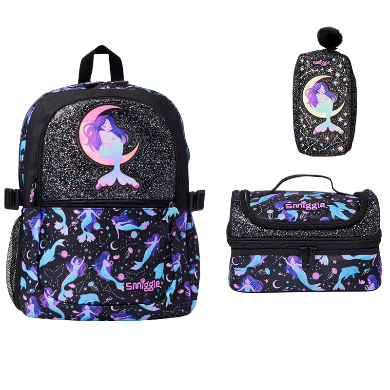 thumbnail image 1 of En stock, mochila escolar para niños Smiggle de Australia genuina, mochila para salir, mochila de doble hombro para estudiantes, regalo para niños, 1 of 5