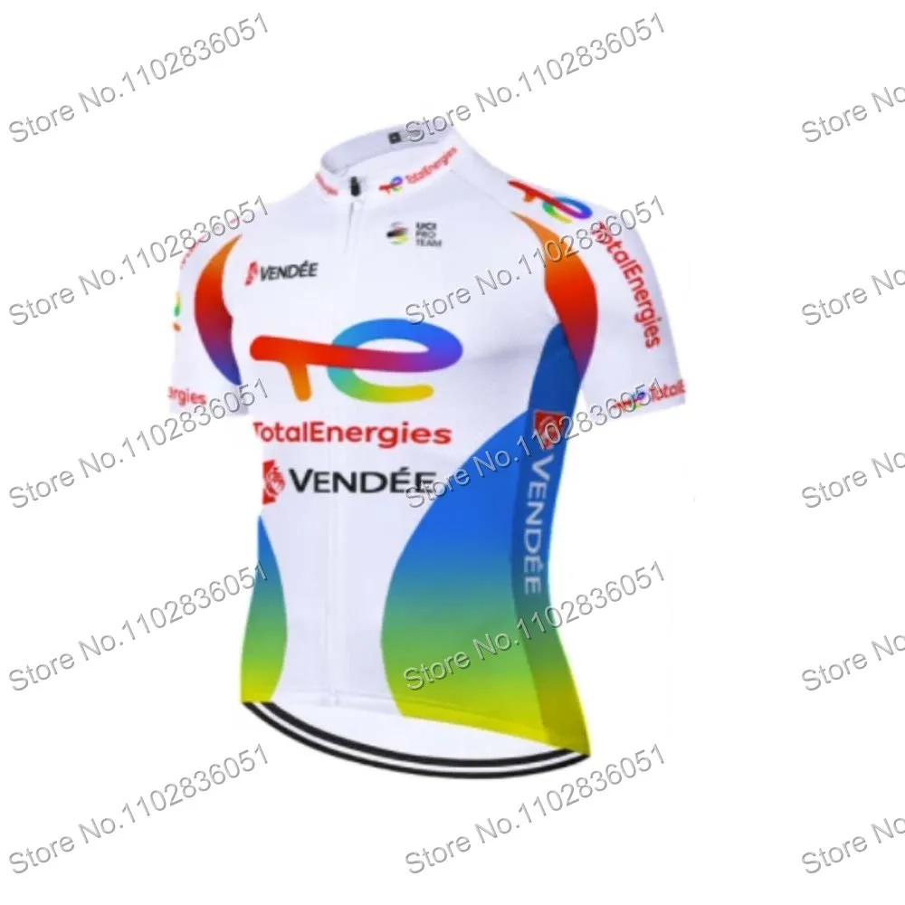 TOTAL Energies Cycling Jersey Men Summer Short Sleeve Cycling Clothing Road Bike Shirt Bicycle Tops MTB Maillot Ciclismo