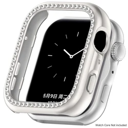 Diamond All - Around Hollow PC Protective Bumper Frame for Watch Fit 5 - Elegant Case Cover Accessory (MtStar)