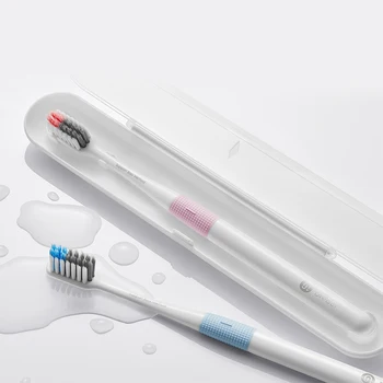 휴대용 DOCTOR-B 칫솔, 구강 위생 칫솔, 부드러운 딥 클리닝 도구, 여행 상자 포함
