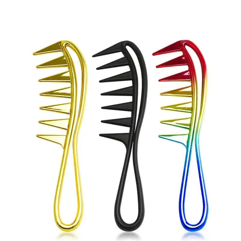 Comb Household Oil Head Salon Large New Hair Tooth Wide Comb Smoothing Men's Women Hollow Comb Styling Comb Barber Accessories
