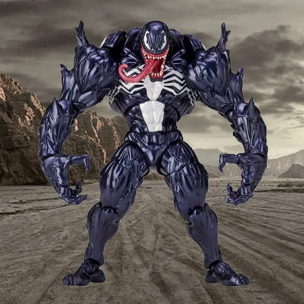 Hot Toys Marvel Revoltech Character Yamaguchi Carnival Venom Spider Man Classic Villain Character Action Doll Toys