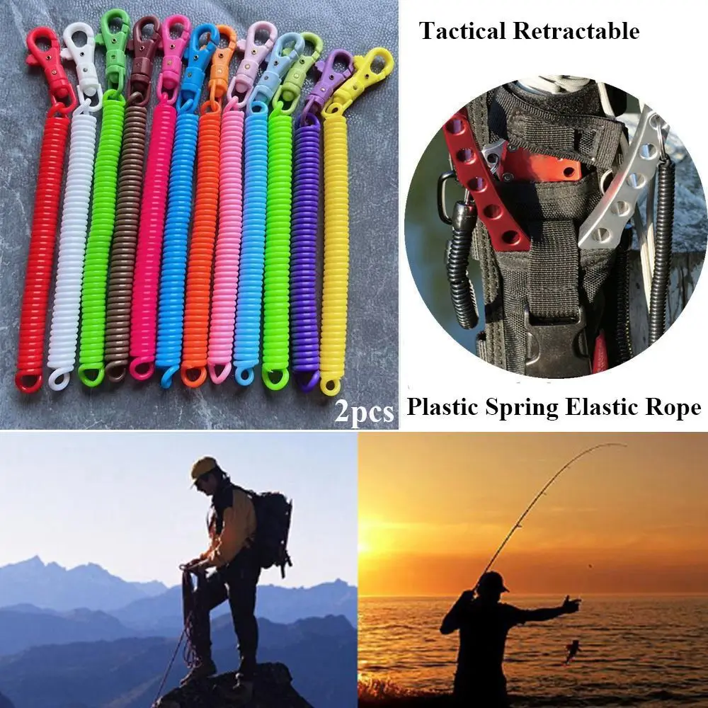 

2 шт., тактические выдвижные пластиковые пружины для телефона