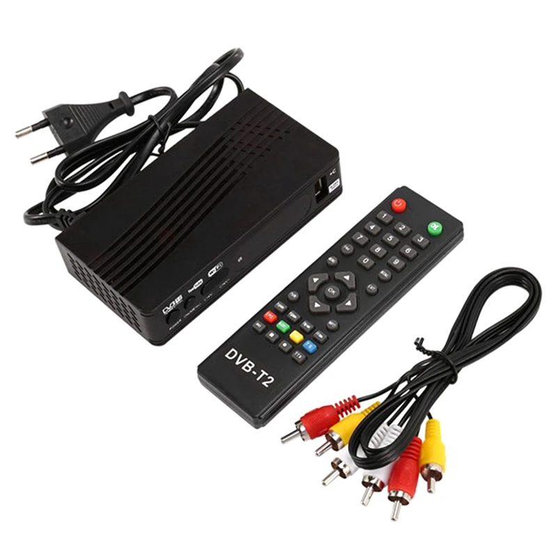 

HD99 FTA HEVC 265 DVB T2 Digital TV Tuner H.265 TV Receiver Full HD DVBT2 Video Decoder EU Plug