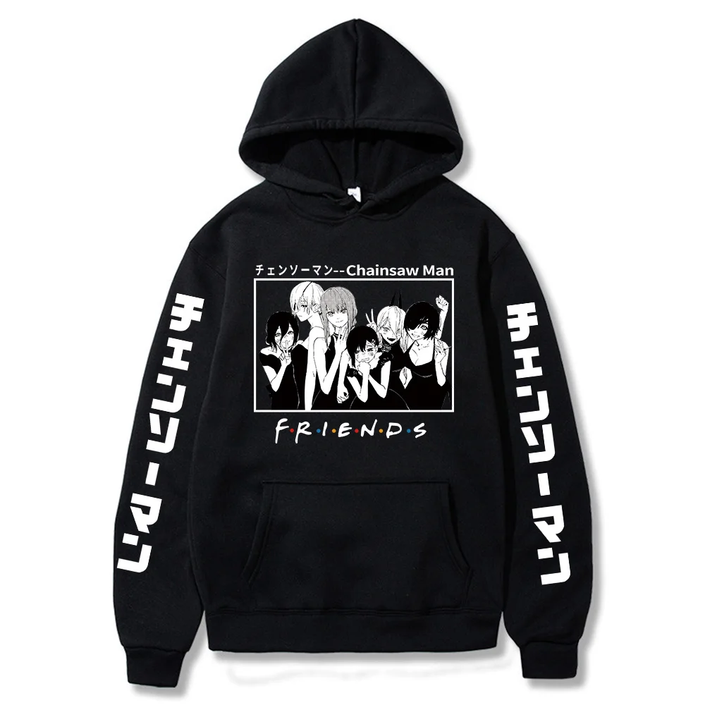 

Толстовка с капюшоном и принтом «бензопила»