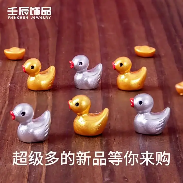 100 Leuchtende Mini-Enten Aus Kunstharz – Magische Deko Für Garten, Aquarium & Co