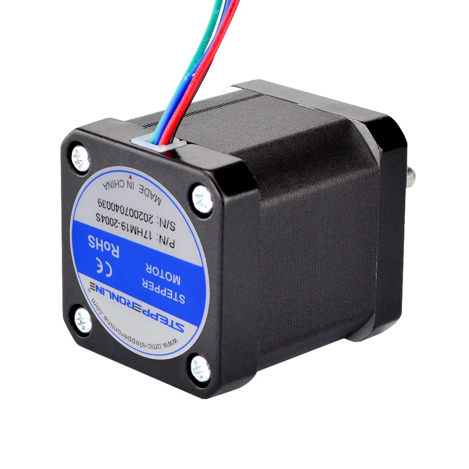 STEPPERONLINE NEMA 24 Stepper Motor Dual Shaft 4Nm 60x100mm 3A 8-wire - View #4