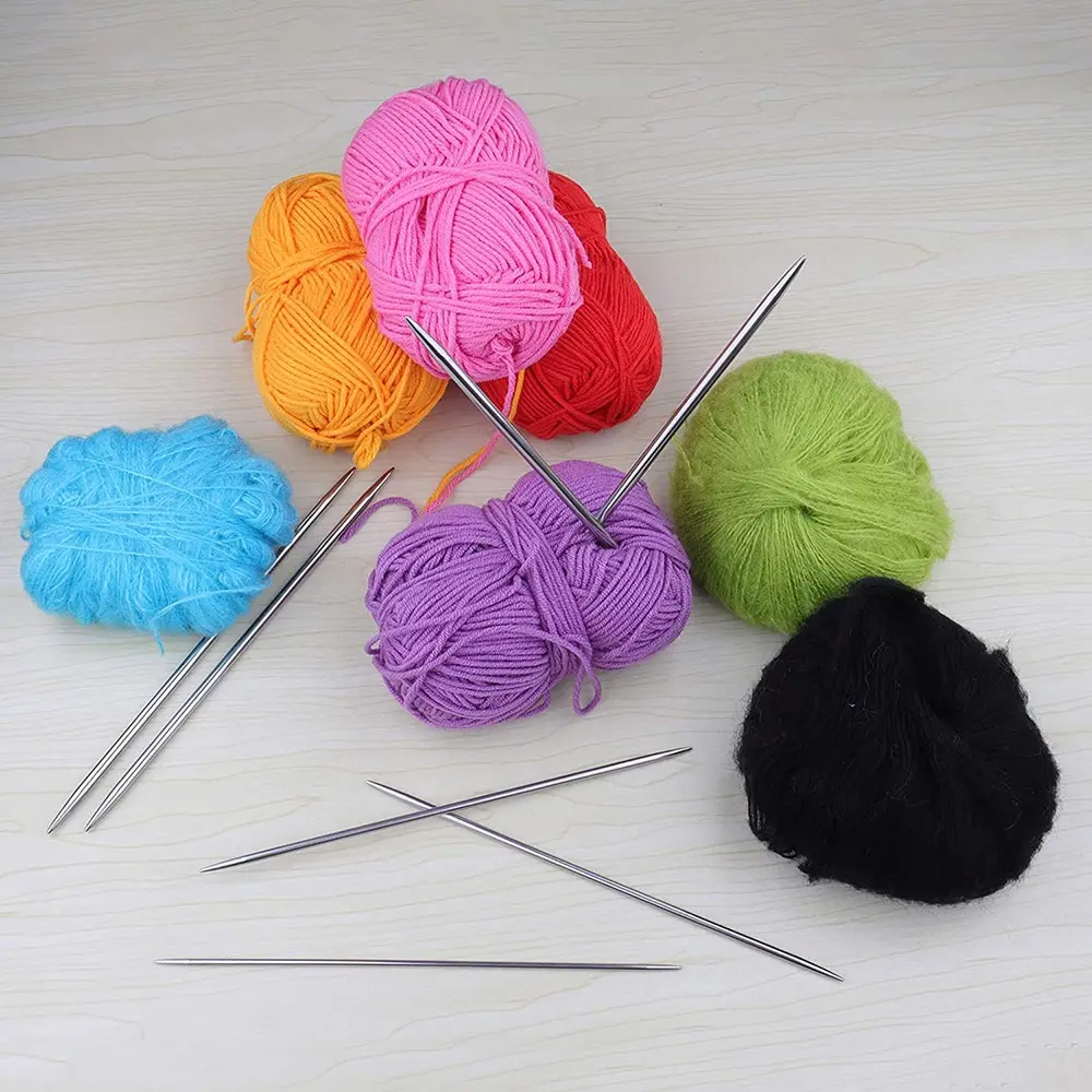 8Pcs Mix Size 2.5mm-6mm Crochet Hook Knit Weave Yarn Craft Knitting Needle  Plastic Handle