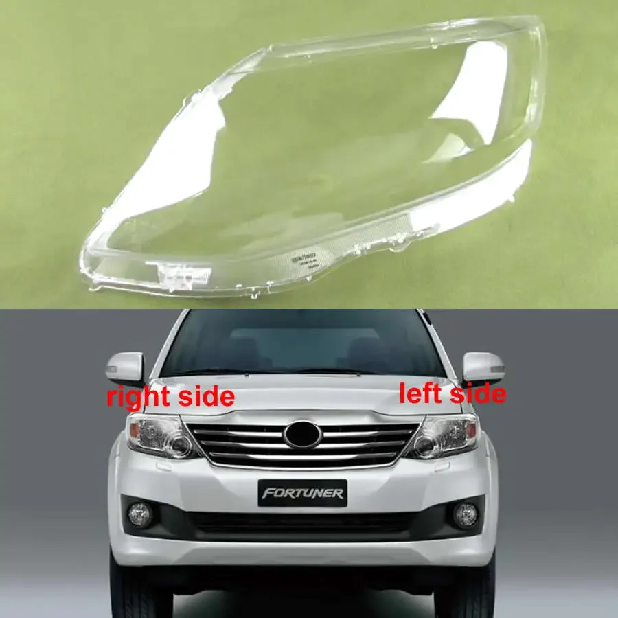 

For Toyota Fortuner 2012 2013 2014 Front Headlight Cover Lampshade Case Headlamp Shell Plexiglass Replace Original Lens