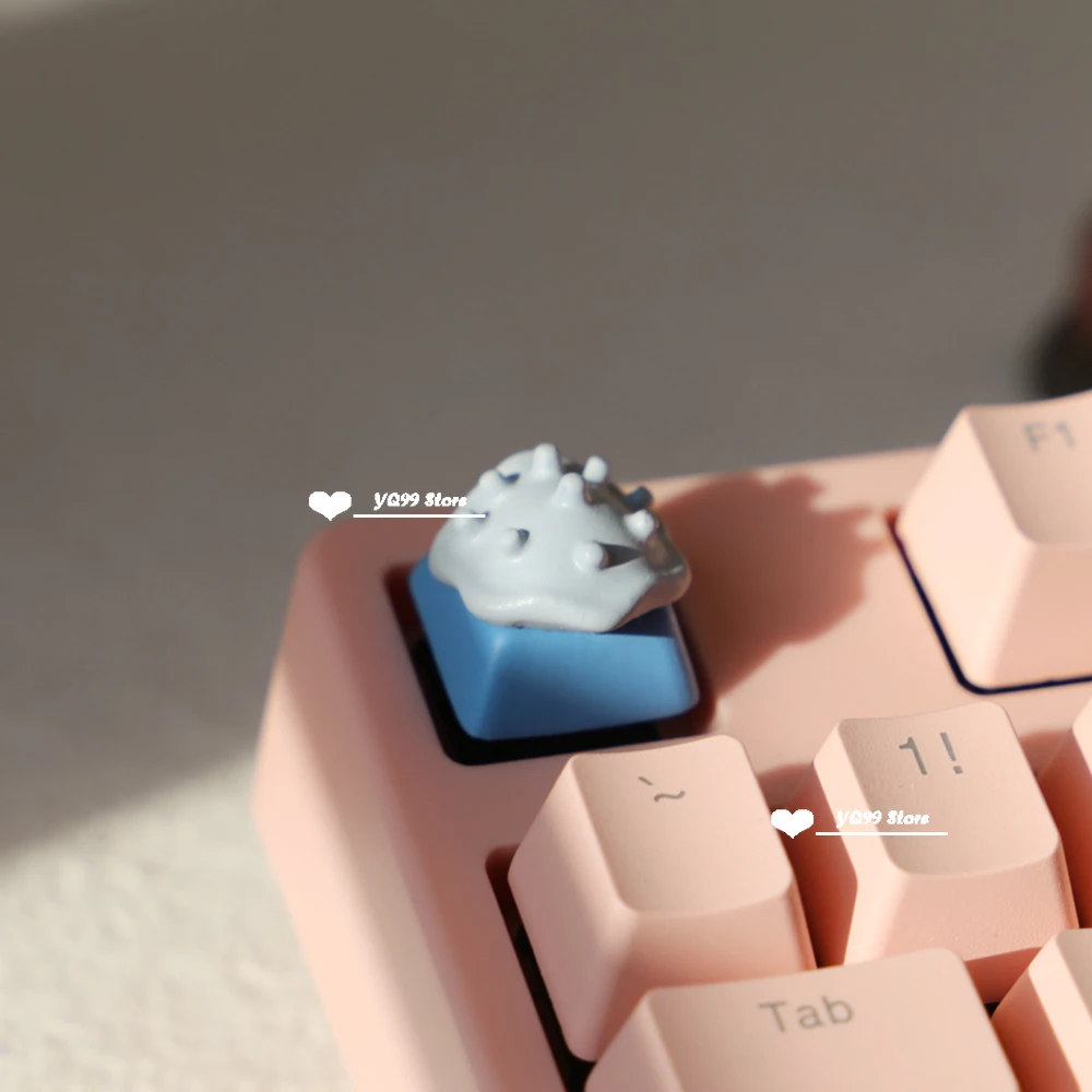 Personalizado Little Pumpkin Backlit Keycaps Cartoon Stereo Keycap Cherry mx Teclado Mecânico Cap Adequado para Jogo Esc Keycap - Imagem 5